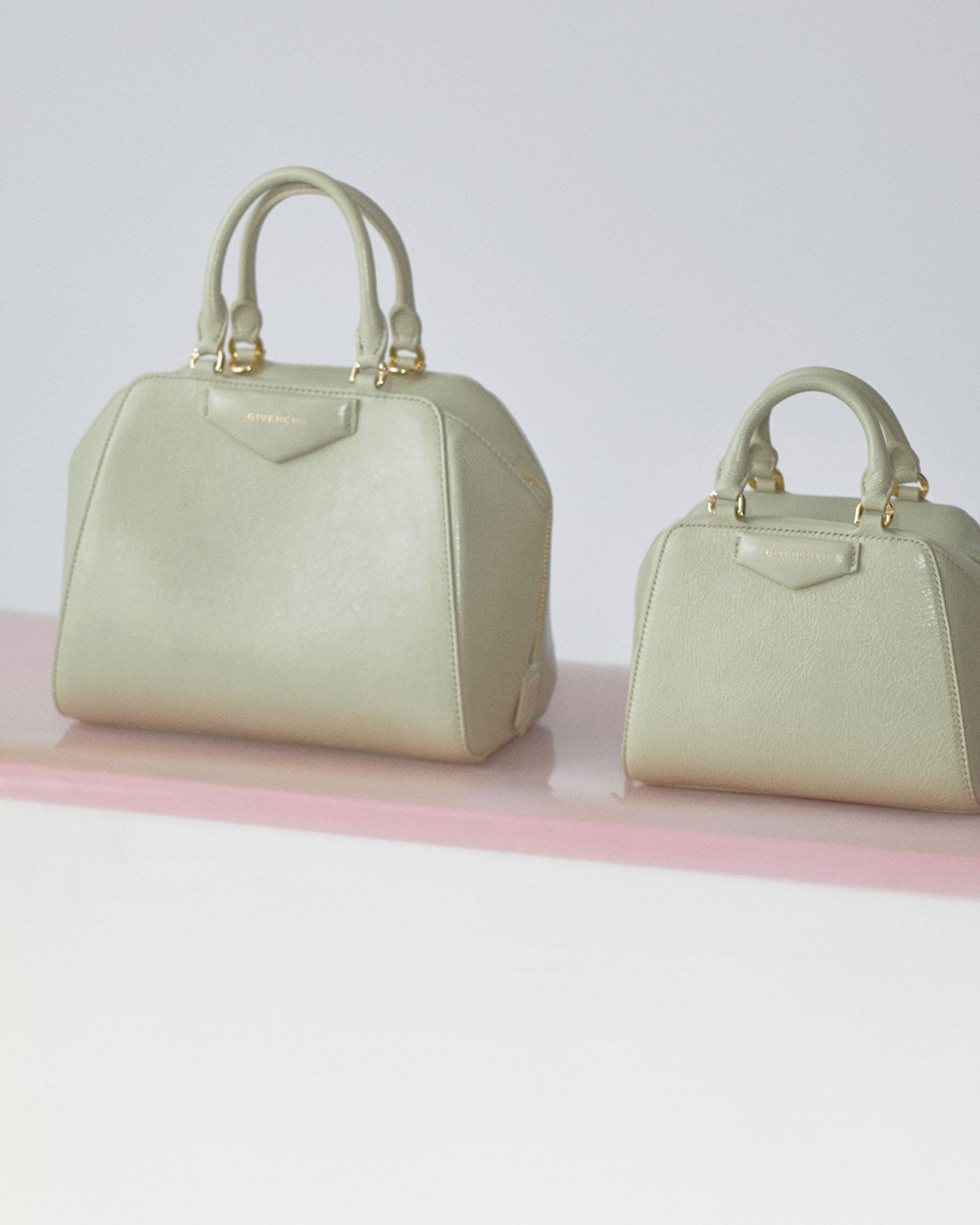 Mini Antigona Cube bag in leather