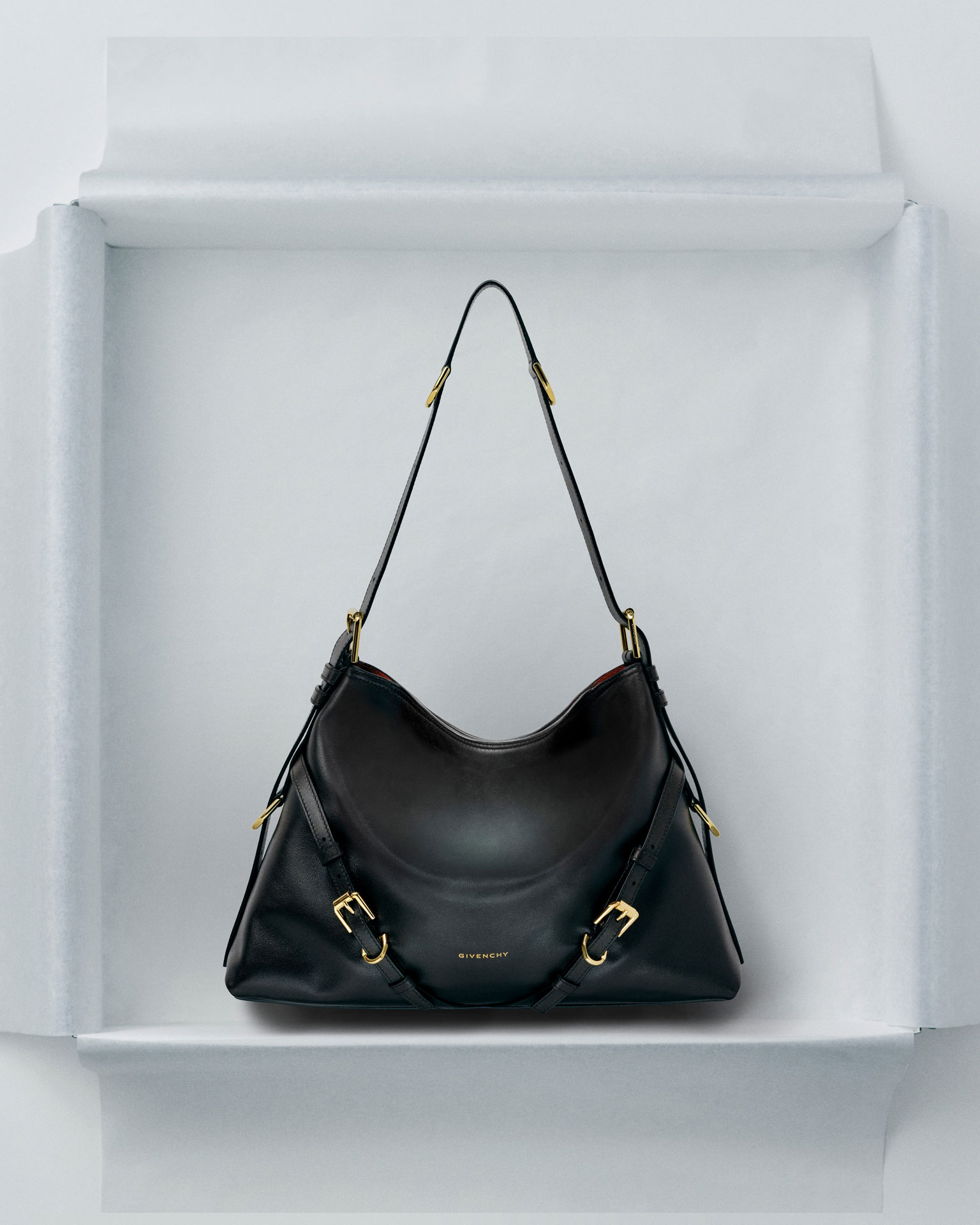 Medium Voyou bag in shiny leather